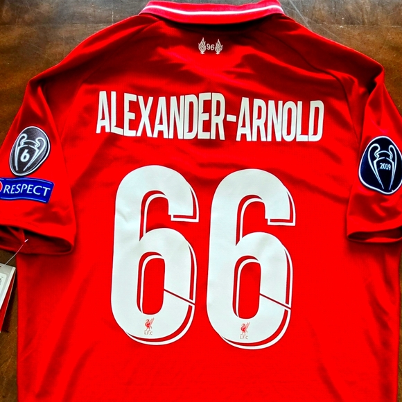 2018/19 New Balance Liverpool FC #66 ALEXANDER-ARNNOLD Home Soccer Jersey UCL